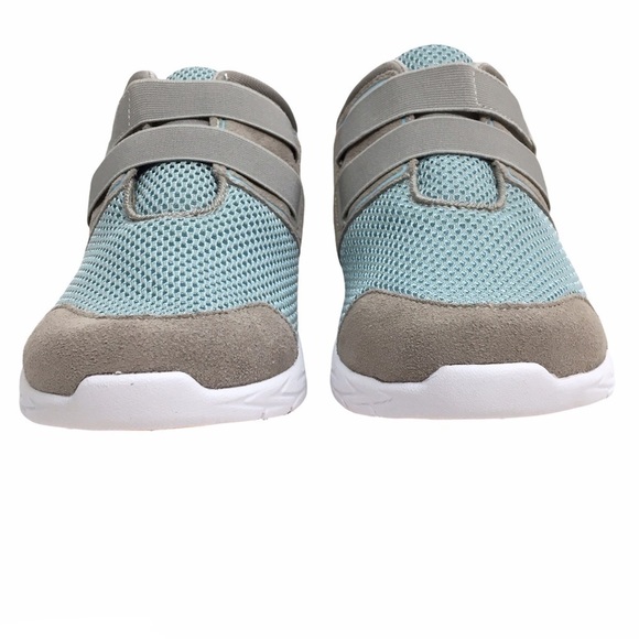 VIONIC Walking Shoes Ema Sneakers Suede Mesh Adjustable Athleisure Size 8 WIDE - Picture 3 of 16